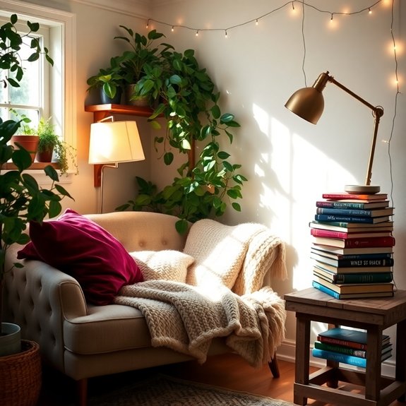 cozy corner for reading