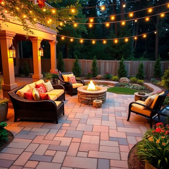 cozy family gathering space
