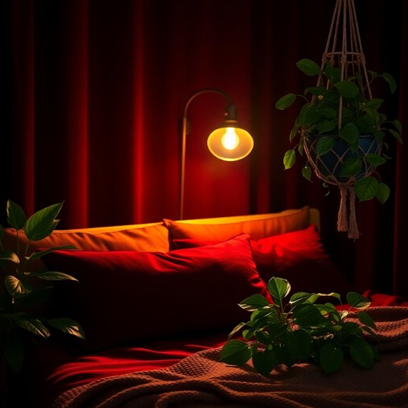 cozy indoor plant decor