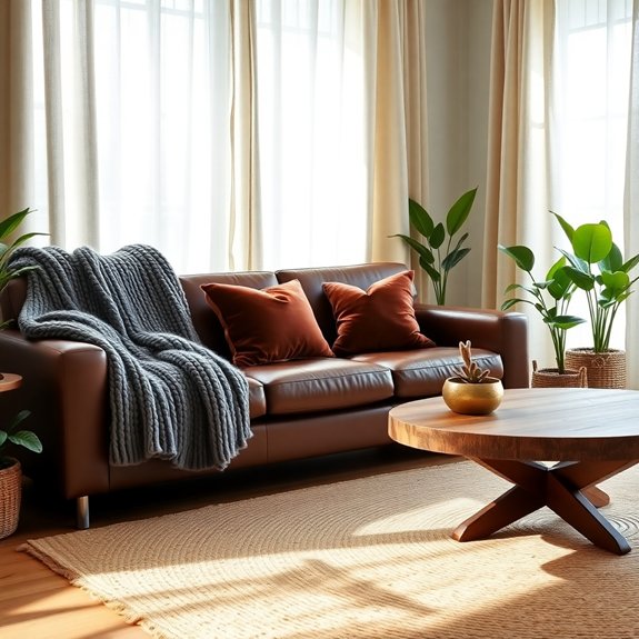 cozy layered textile styles