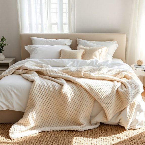 cozy multi layered bed setup