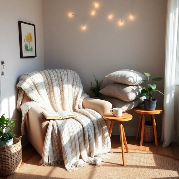 cozy reading corner design