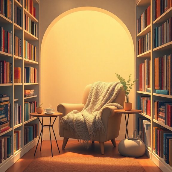 cozy reading nook