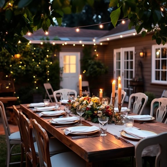 cozy romantic dinner experience