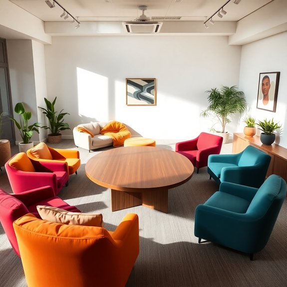 cozy seating alternatives available