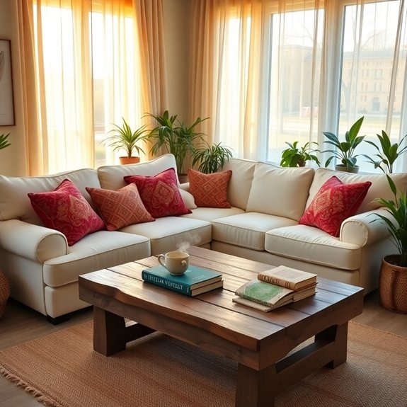 cozy seating options available