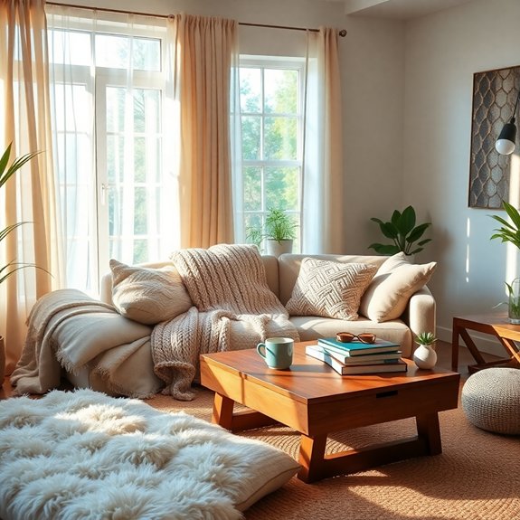 cozy up with fabrics