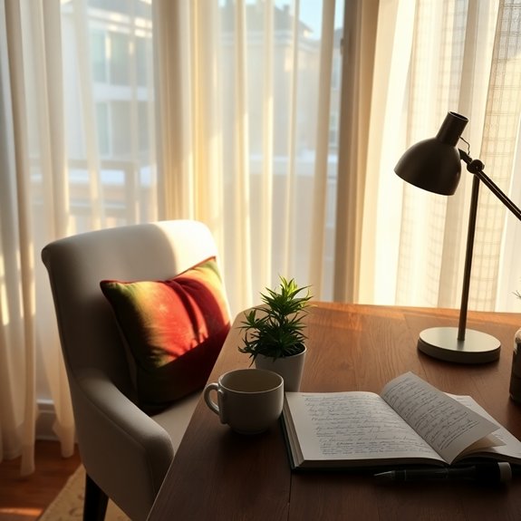 create warm ambient glow
