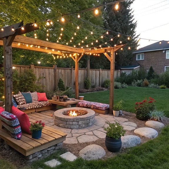 creative backyard fire pits