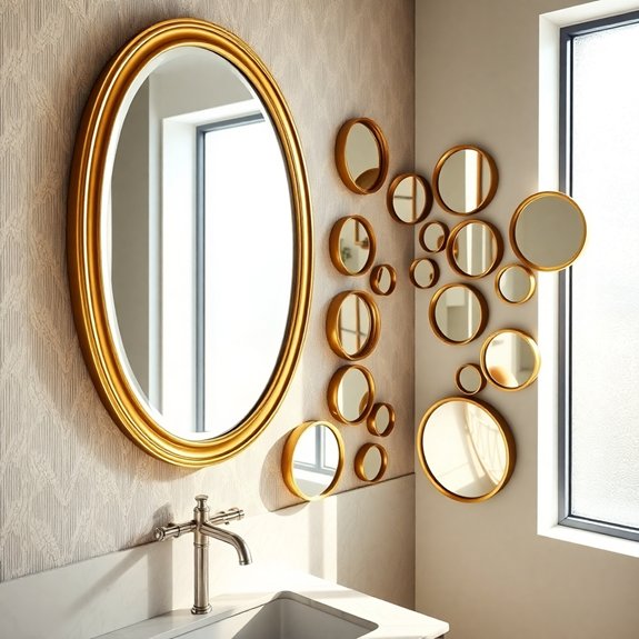 creative bathroom mirror designs