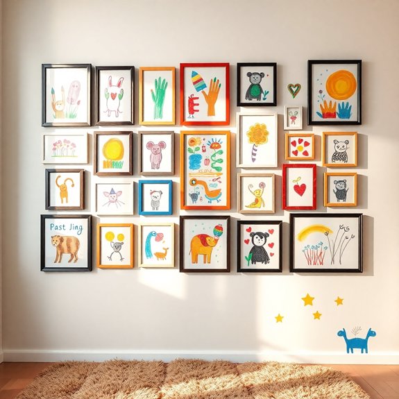 creative children s artwork exhibits