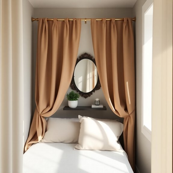 curtains enhance personal privacy