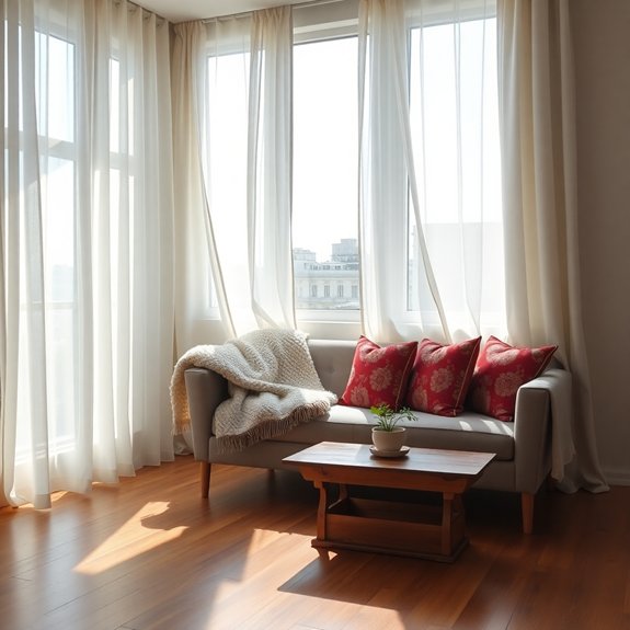 curtains for softening spaces