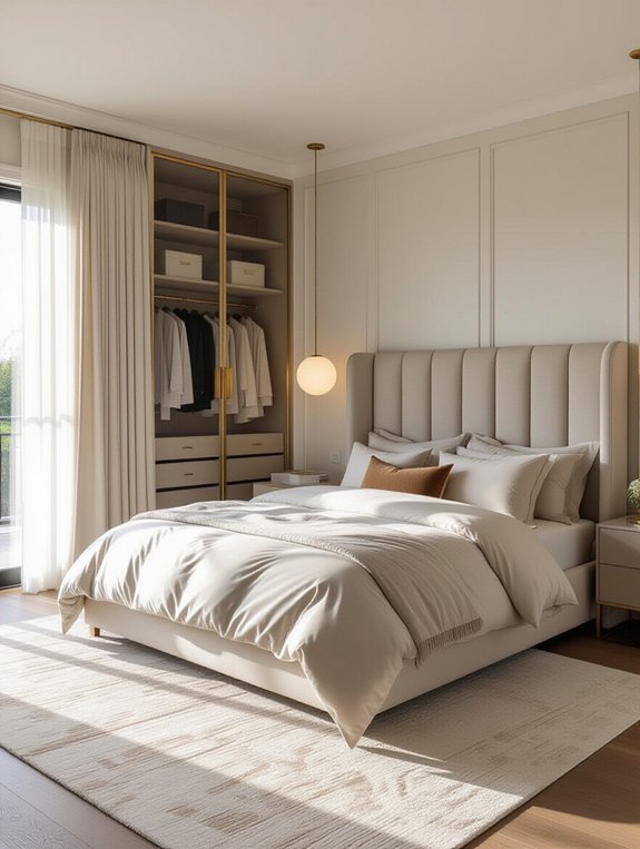 custom organized closet design