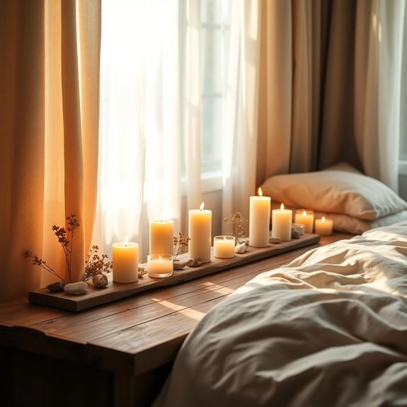 decorative candle displays