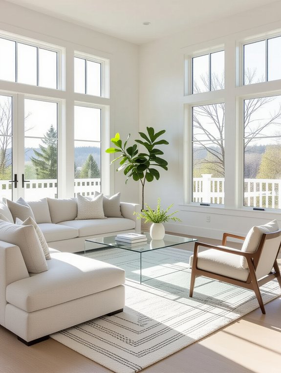 define spaces with rugs