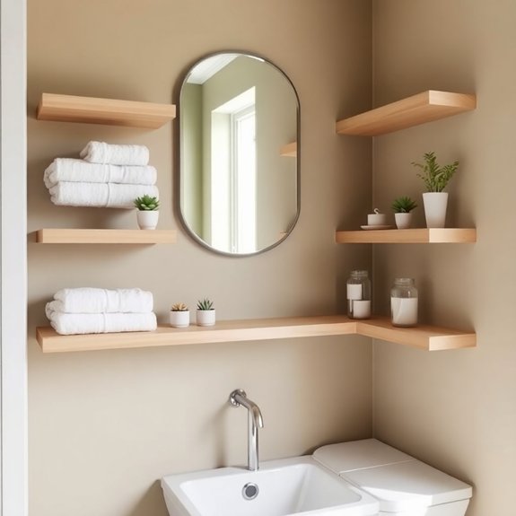 design open shelving units