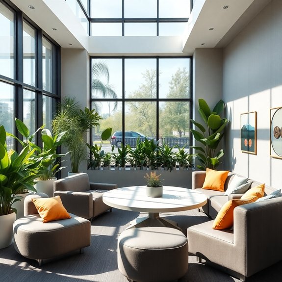 designated collaboration spaces