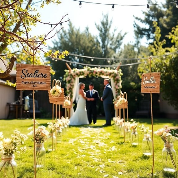 distinctive store navigation signs
