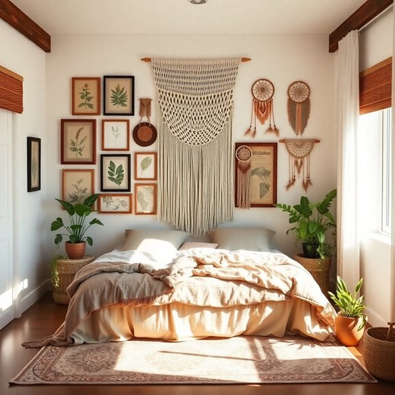 diverse art displayed creatively