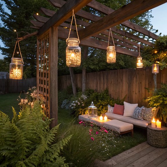 diy mason jar lanterns