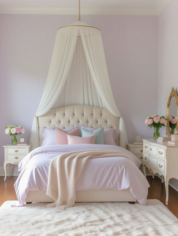 dreamy pastel bedroom oasis