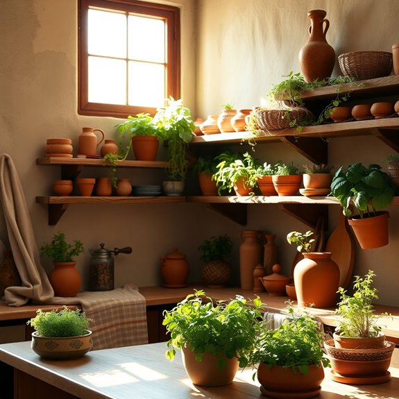 earthy decorative design elements