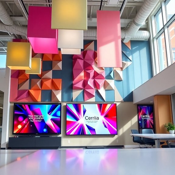 electronic visual information panels