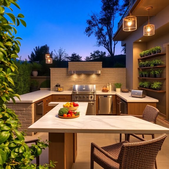 elegant al fresco cooking