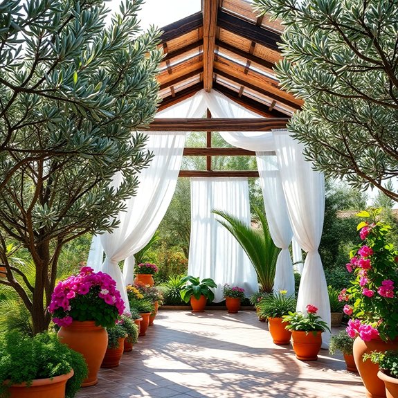 elegant outdoor gathering space