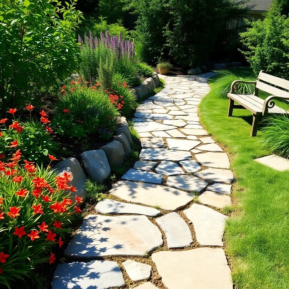 elegant outdoor walkways design