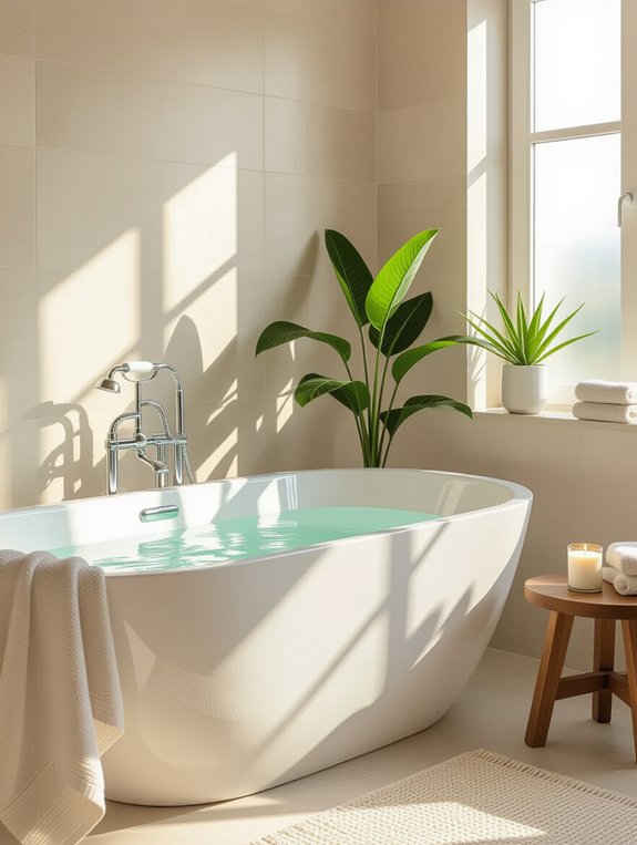 elegant spa like centerpiece