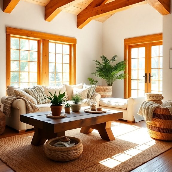 embrace earthy material elements