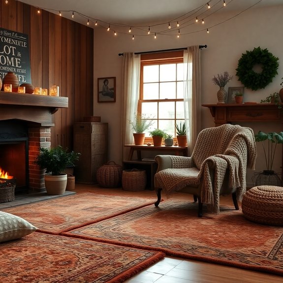 embrace warmth with rugs
