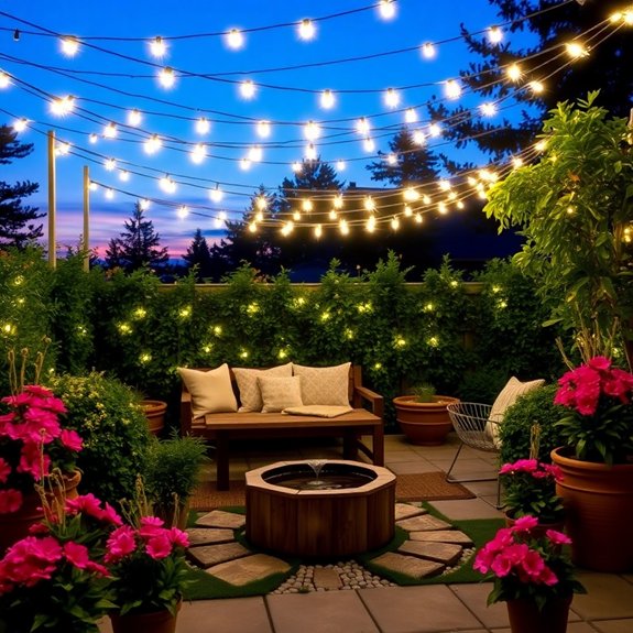 enchanting twinkling light decor