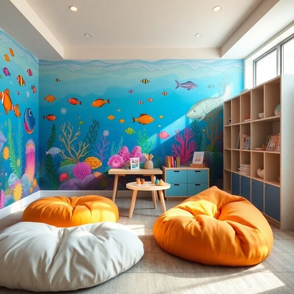 engaging artistic wall displays