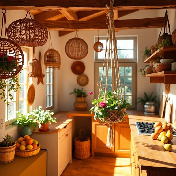 enhance interiors with baskets
