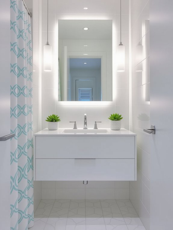 enhance space with mirrors