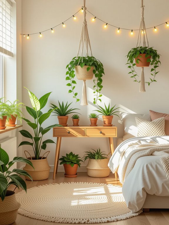 enhance space with plants