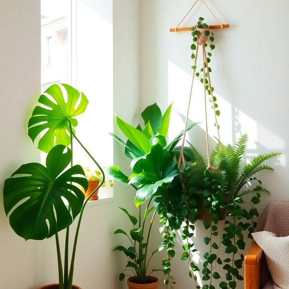 enhance spaces with plants