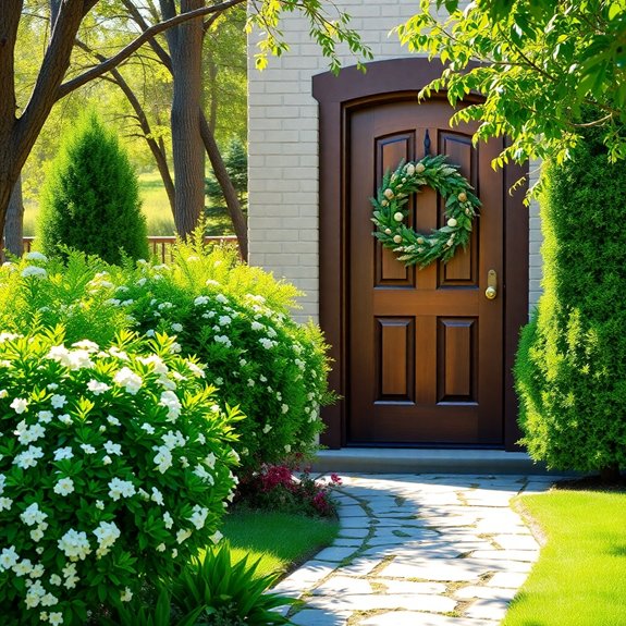 entryway landscaping design ideas