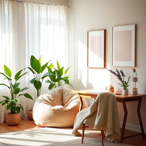 establish a calming space