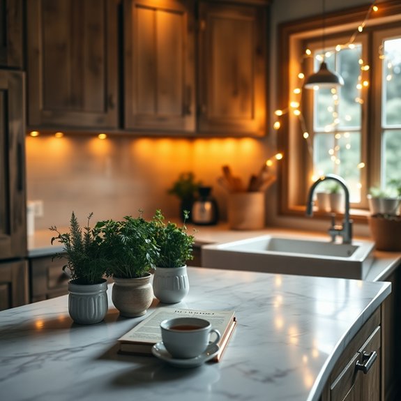 gentle warm light glow