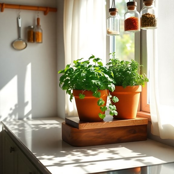 growing herbs indoors sustainably