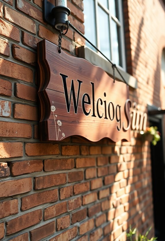 handcrafted country decor signs