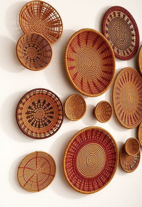 handcrafted decorative storage baskets