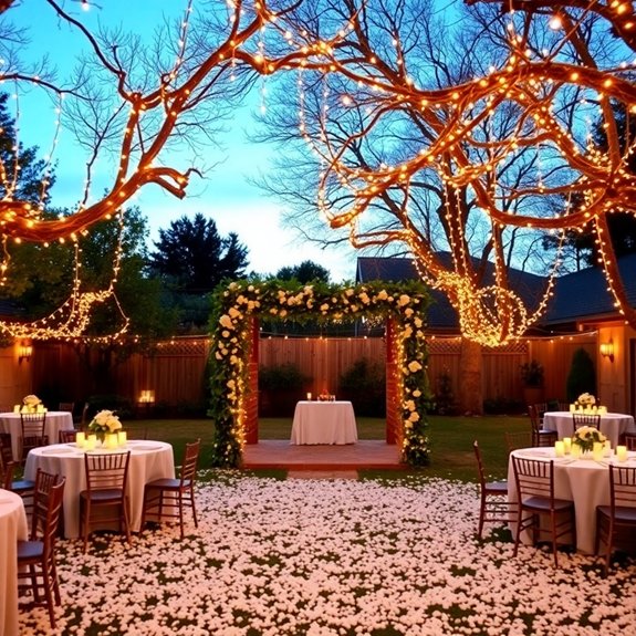 illuminate with fairy lights