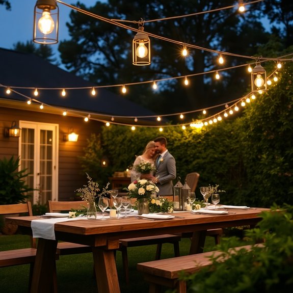 illuminate with string lights