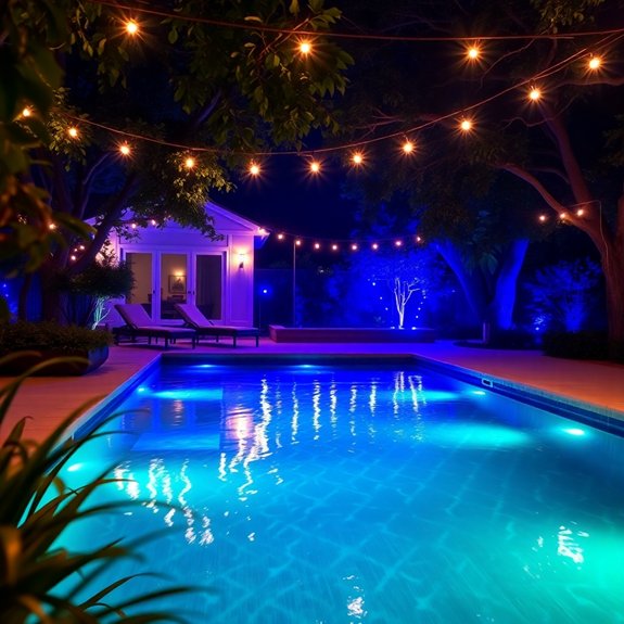 illuminated aquatic ambiance features