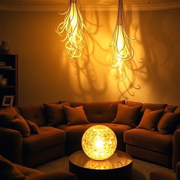 illuminated creative artworks